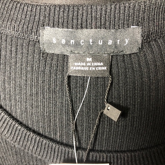 New Sanctuary trailblazer Dress Cyber Disco Striped Size Medium - Picture 10 of 10